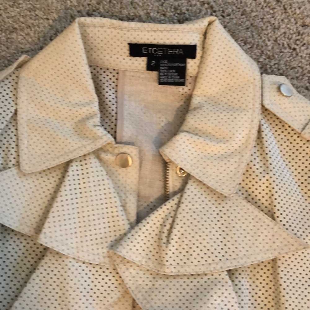 Etcetera Perforated Lightweight Jacket - image 6